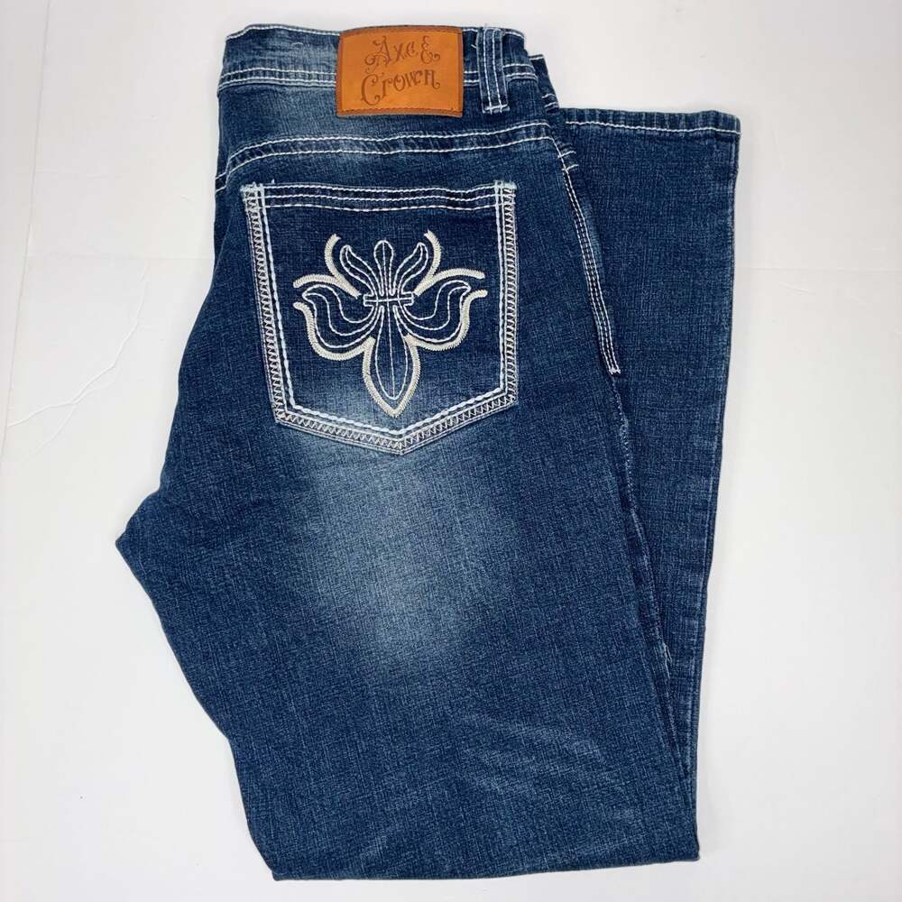 Axe & Crown Classic Straight Leg Jeans Men's 34W x 30L